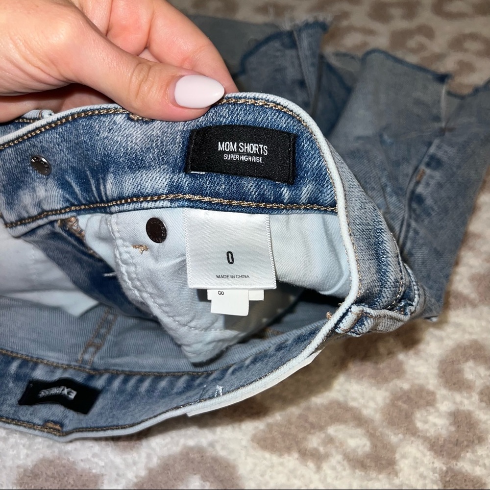 Express High Rise Mom Shorts - Picture 6 of 10